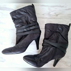 Nine West Gorgeous Shimmery Faux-Fur Ankle Boots (7)
